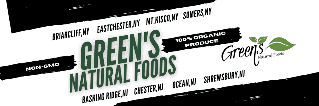 Green's natural foods banner