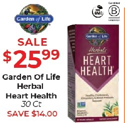 garden of life herbal heart health