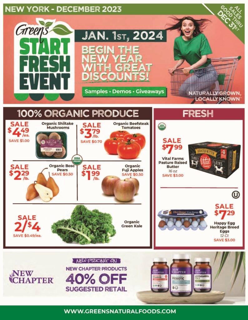 NY Greens December Flyer