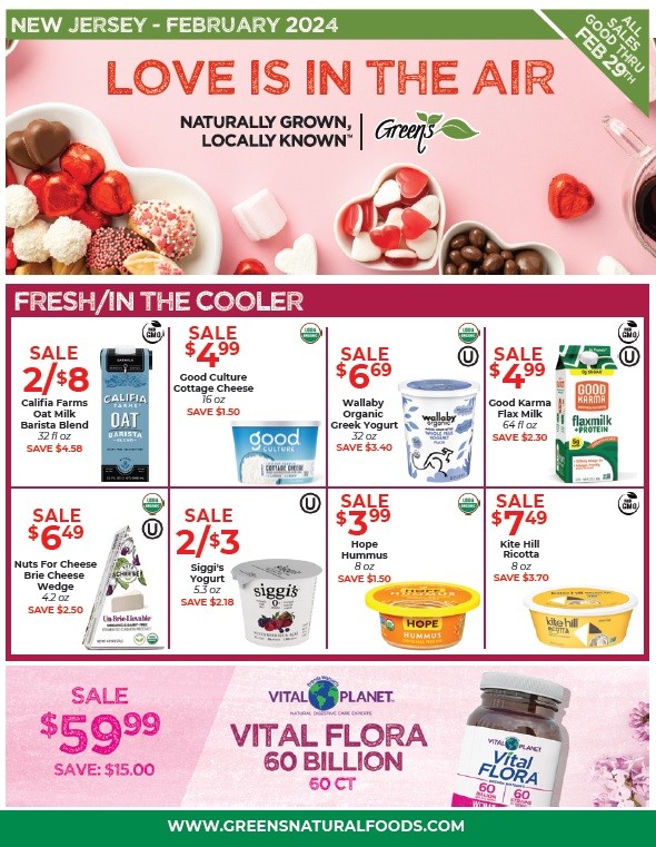 Sales & Specials New Jersey Green's Natural Foods
