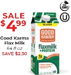 good karma flax milk
